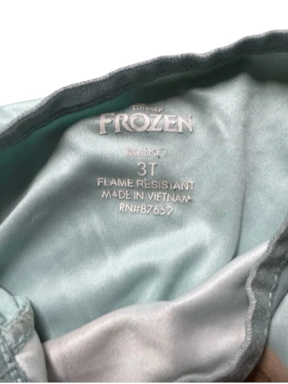 Toddler Girl Frozen Tank Top Nightgown Elsa Ana Olaf Summer Warm Weather Size 3T - Picture 3 of 3